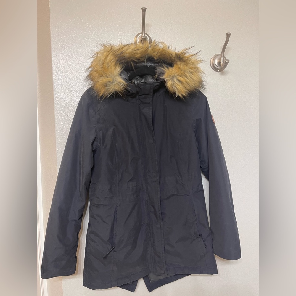 Alpine Design Winter Parka Black Wmn Size Small